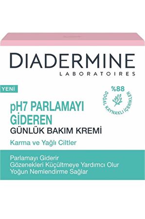 Diadermine Essential Care Parlamayı Gideren Nemlendirici Bakım Kremi 50 ml
